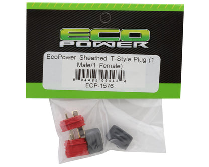 EcoPower Sheathed T-Style Plug (1 Male/1 Female)