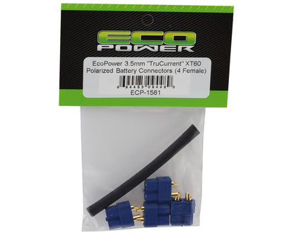 EcoPower "TruCurrent" XT60 Polarized Connectors (Female) (4)