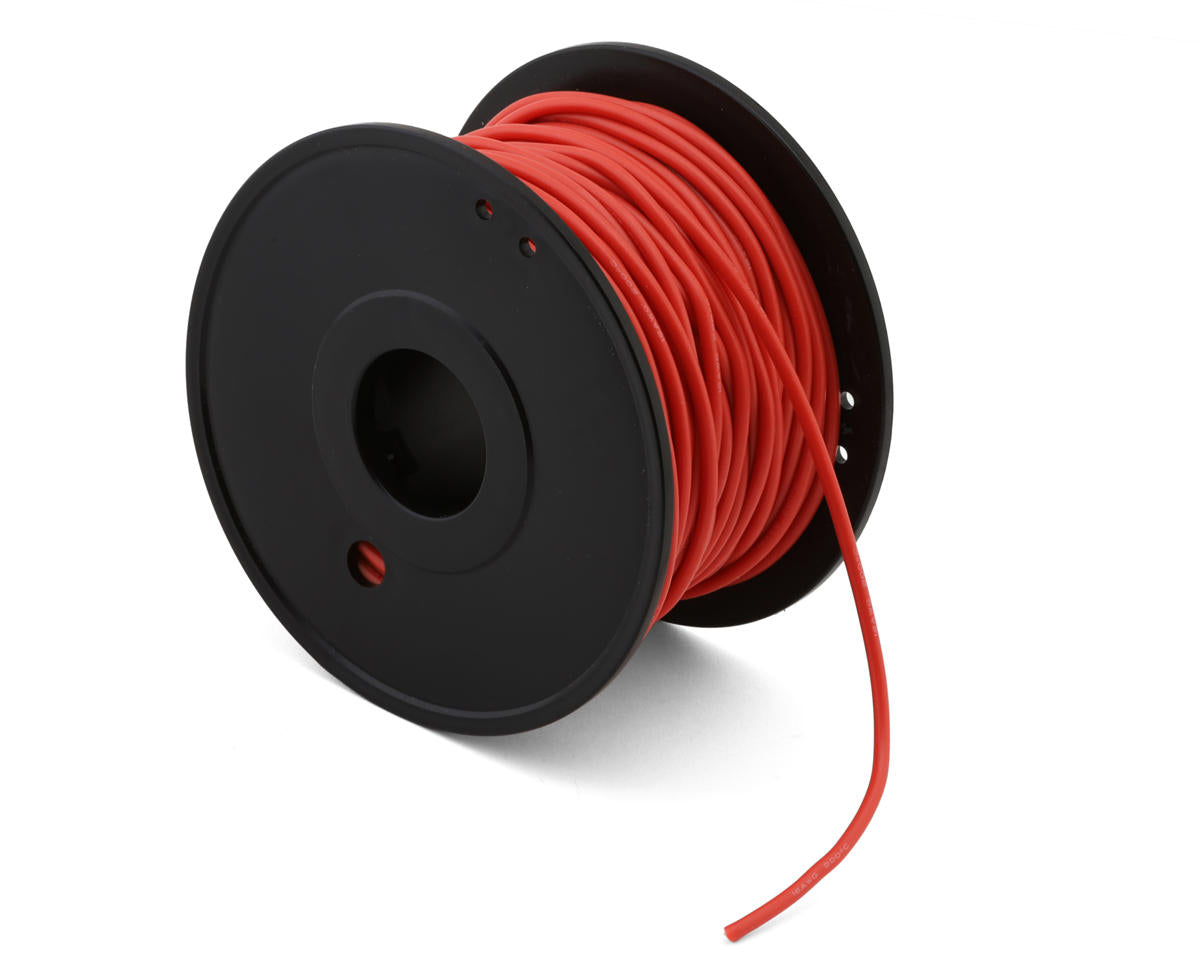 EcoPower Silicone Wire Spool (16AWG) (Red) (100ft)