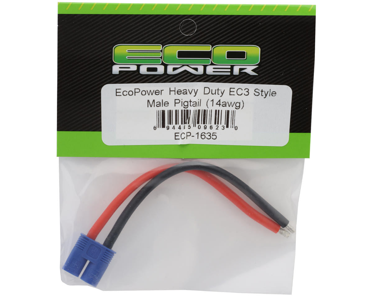 EcoPower Heavy Duty EC3 Style Pigtail (Male) (14AWG)