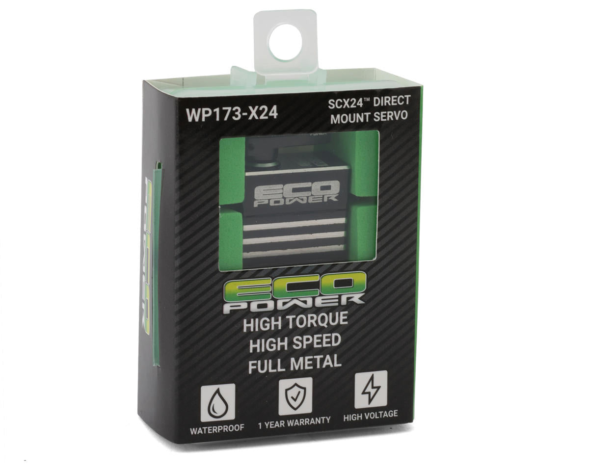EcoPower WP173-X24 Aluminum Digital Micro Servo Direct Fit For Axial™ SCX24 (HV)