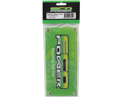 EcoPower 200mm x 84mm 1/10 Scale Banner (3)