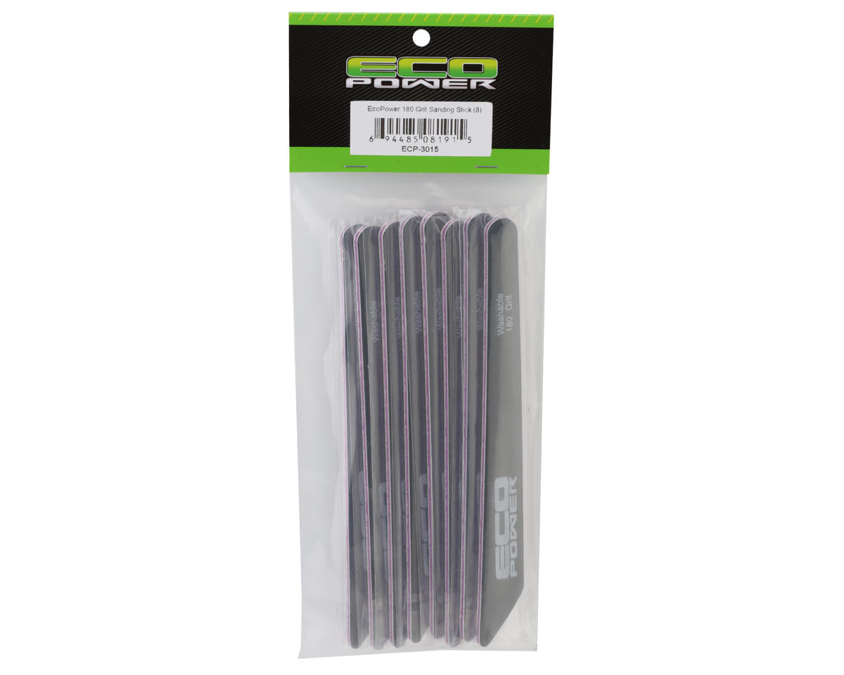 EcoPower Washable Sanding Stick Set (8) (180 Grit)
