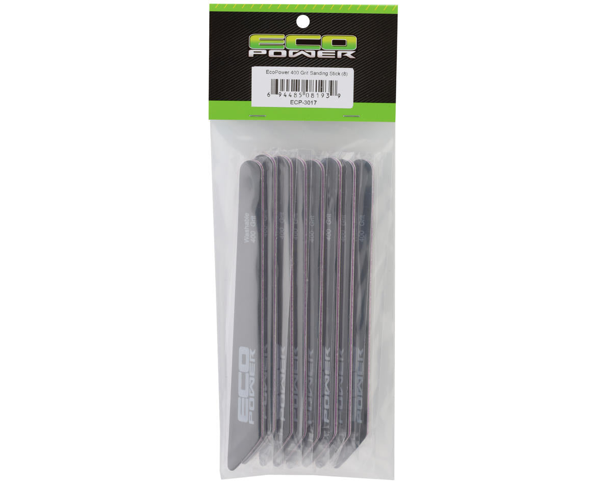 EcoPower Washable Sanding Stick Set (8) (400 Grit)