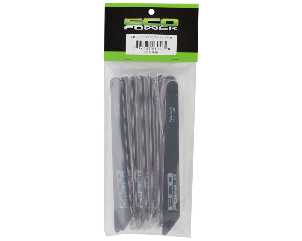 EcoPower Washable Sanding Stick Set (8) (1500 Grit)