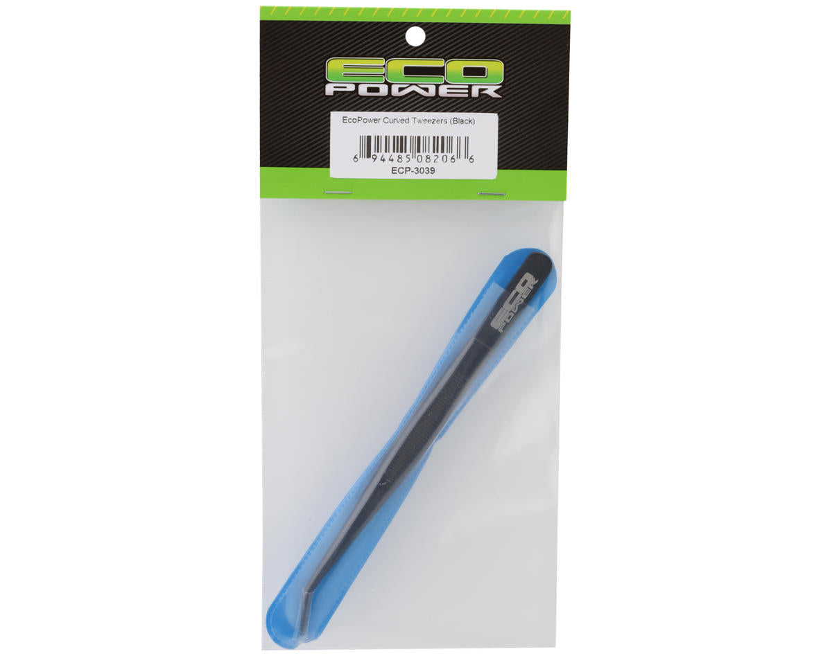 EcoPower Curved Tweezers (Black)