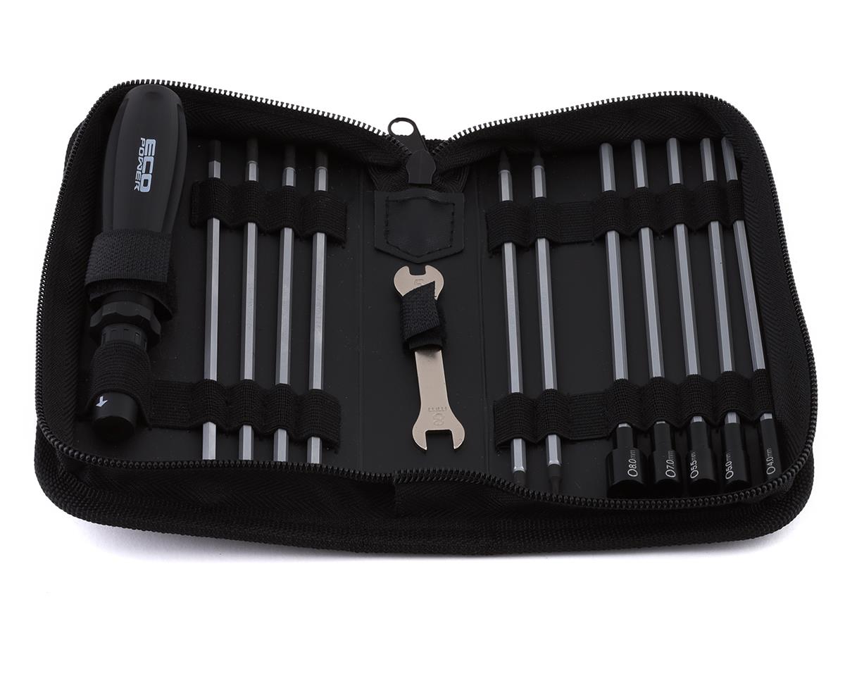 EcoPower 19-Piece Metric RC Essential Tool Set w/Carrying Case