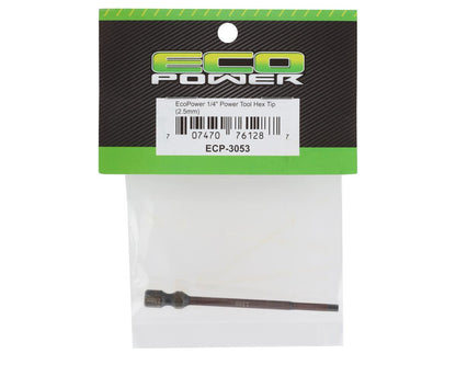 EcoPower 1/4" Power Tool Hex Tip (2.5mm)