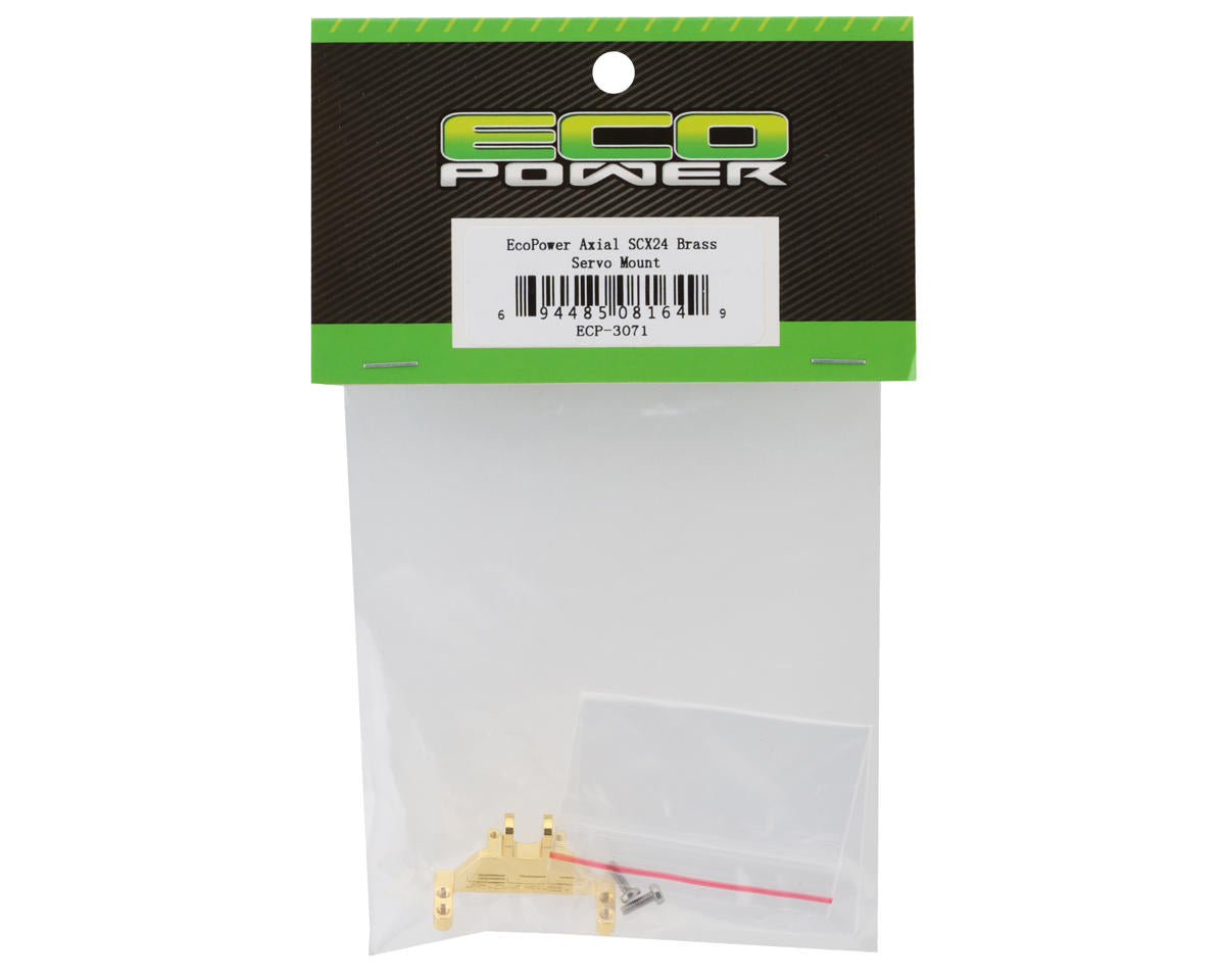 EcoPower Brass Servo Mount (8g) For Axial™ SCX24