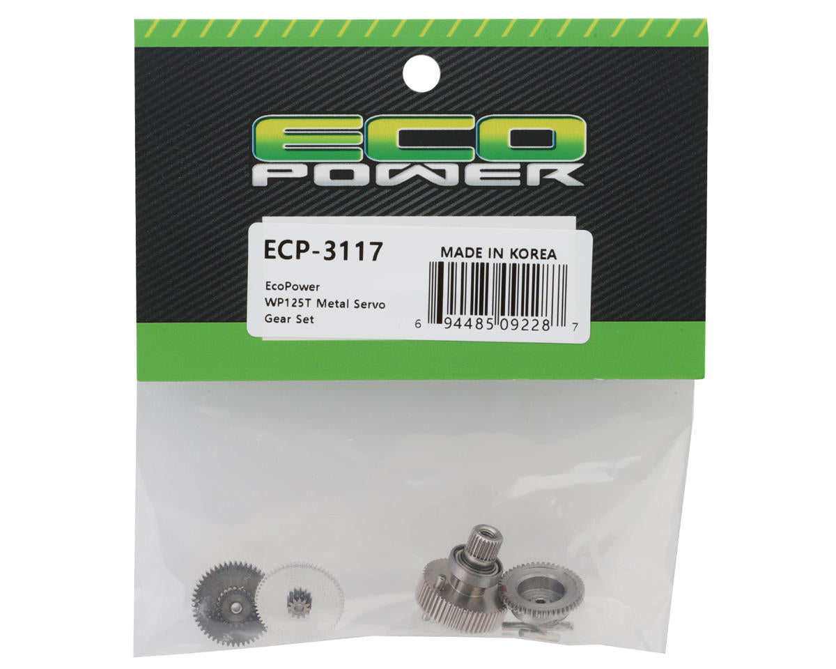 EcoPower WP125T Metal Servo Gear Set