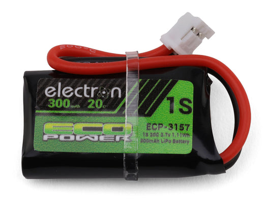 EcoPower "Electron" 1S 20C LiPo Battery w/PH 2.0 Connector