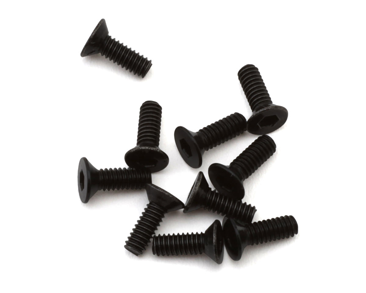 EcoPower 2mm "High Strength" Steel Flat Head Screws (10) (2x6mm)