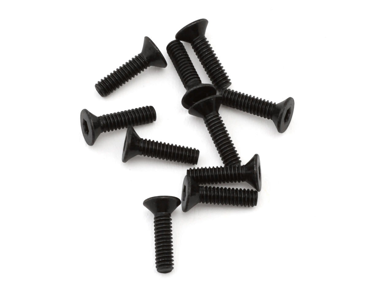EcoPower 2mm "High Strength" Steel Flat Head Screws (10) (2x8mm)