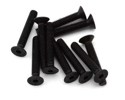 EcoPower 4mm "High Strength" Steel Flat Head Screws (10) (4x25mm)