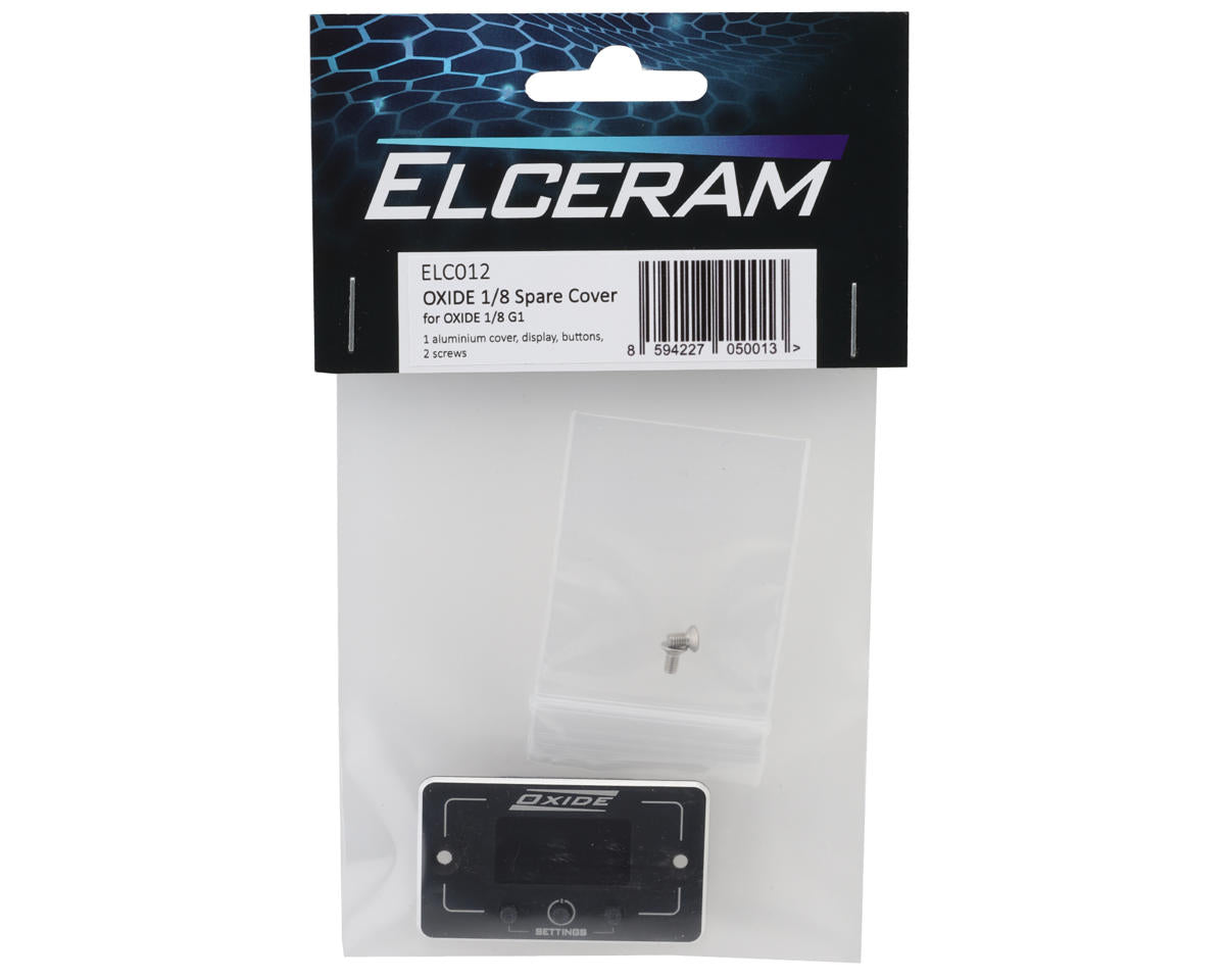 Elceram Oxide 1/8 Brushless ESC Replacement LCD Screen & Face Cover