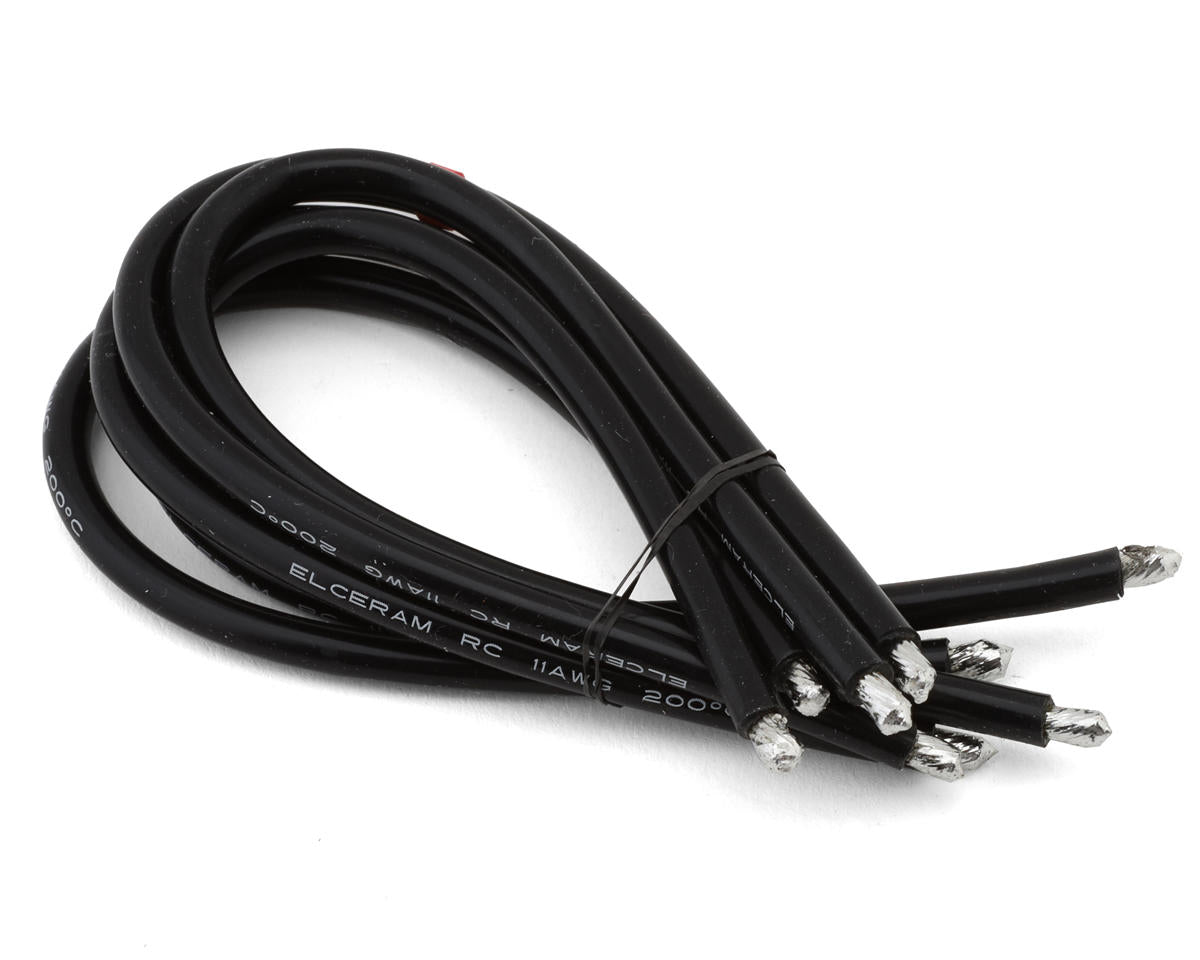 Elceram Oxide Silicone Wire (9") (11AWG)