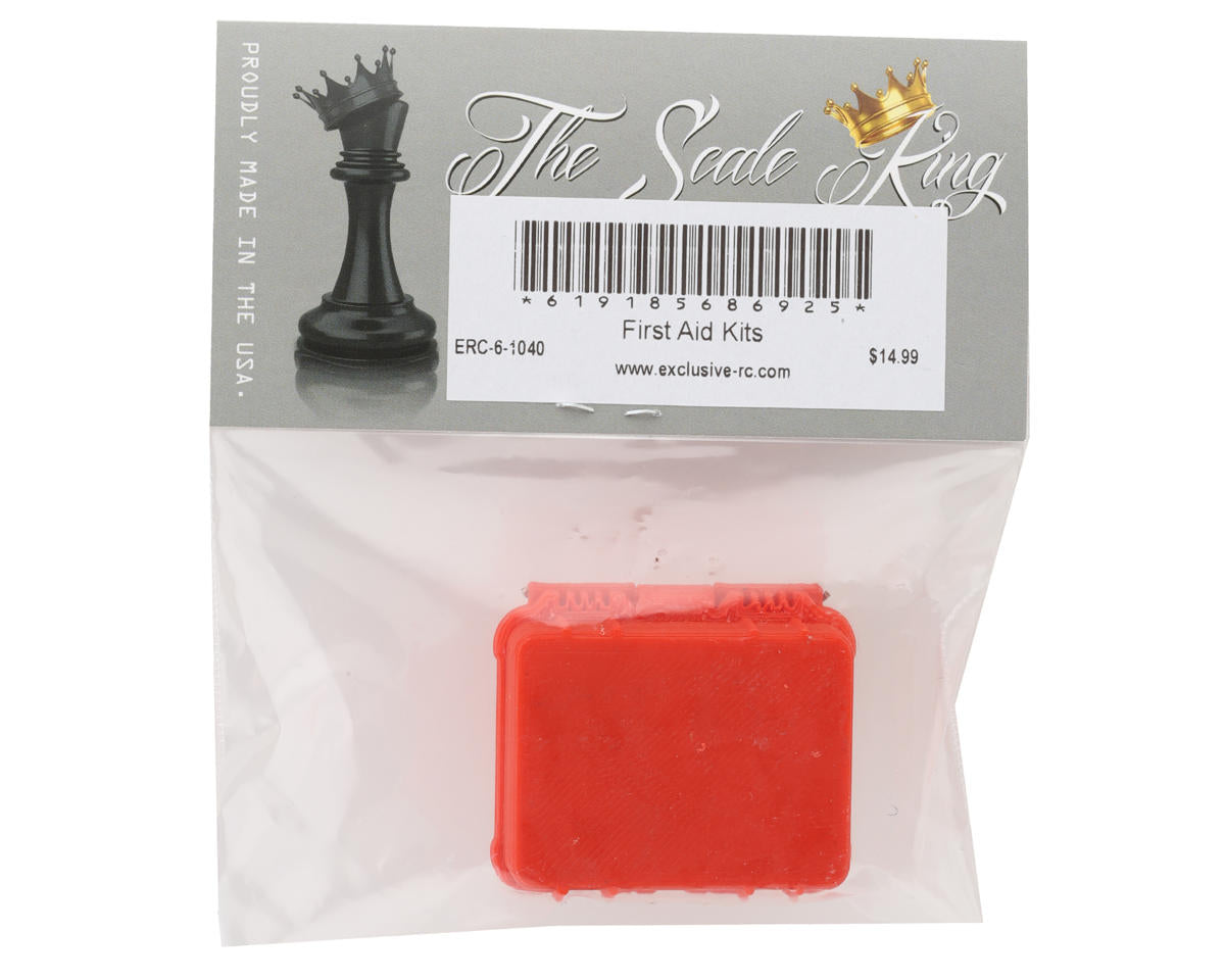 Exclusive RC 1/6 Scale First Aid Kits (SCX6) (Red)