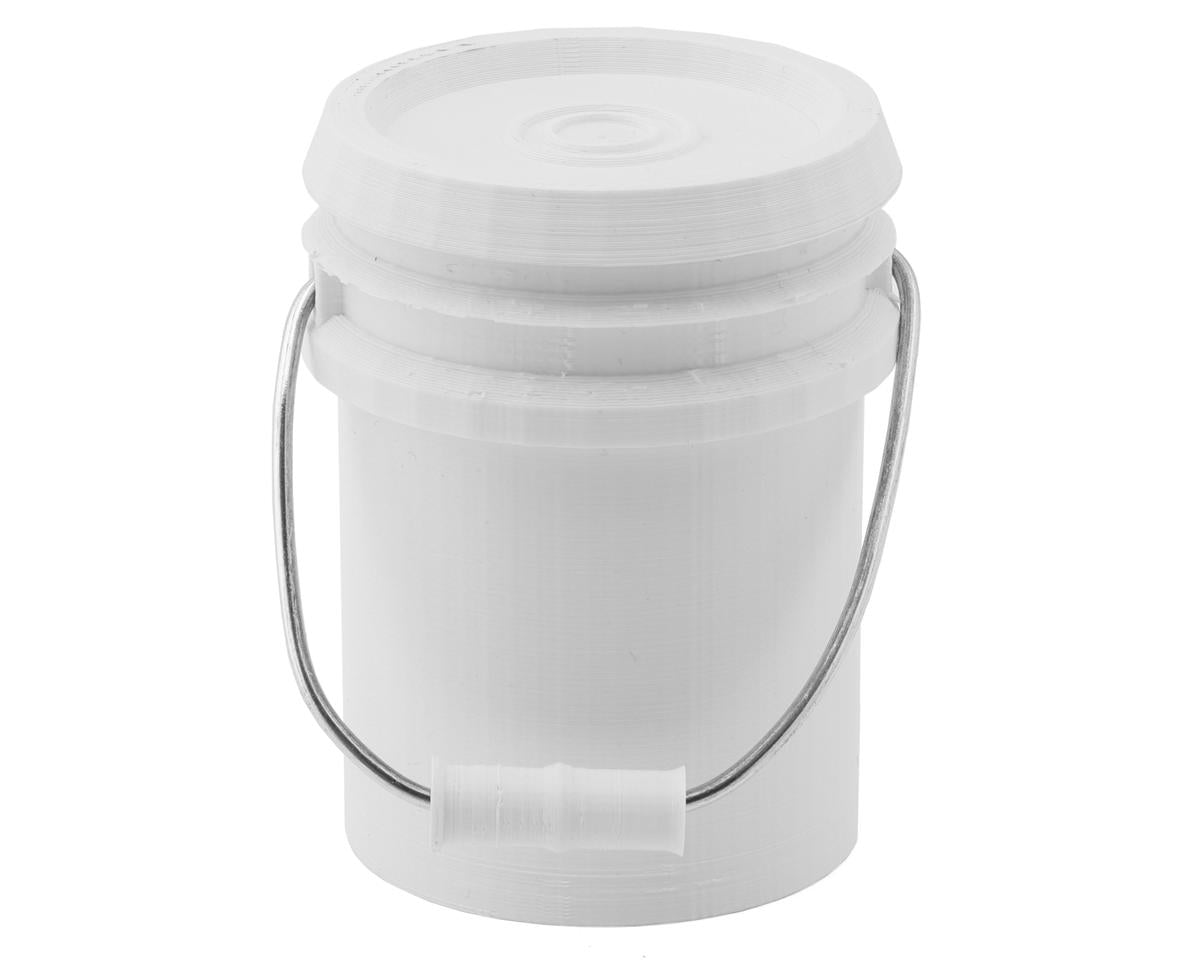 Exclusive RC 1/6 Scale 5 Gallon Bucket (White) (SCX6)