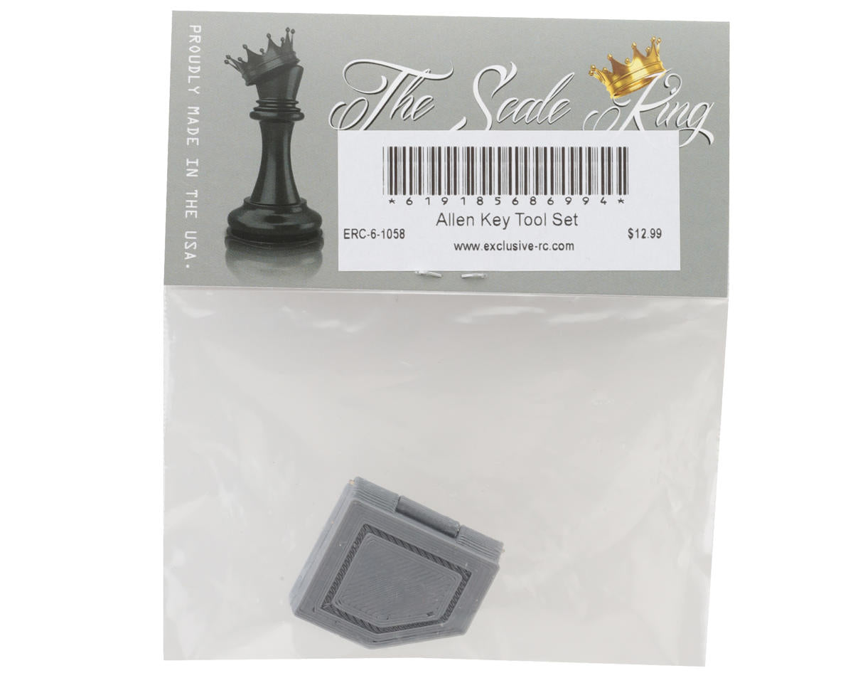 Exclusive RC 1/6 Scale Allen Key Tool Set (SCX6)