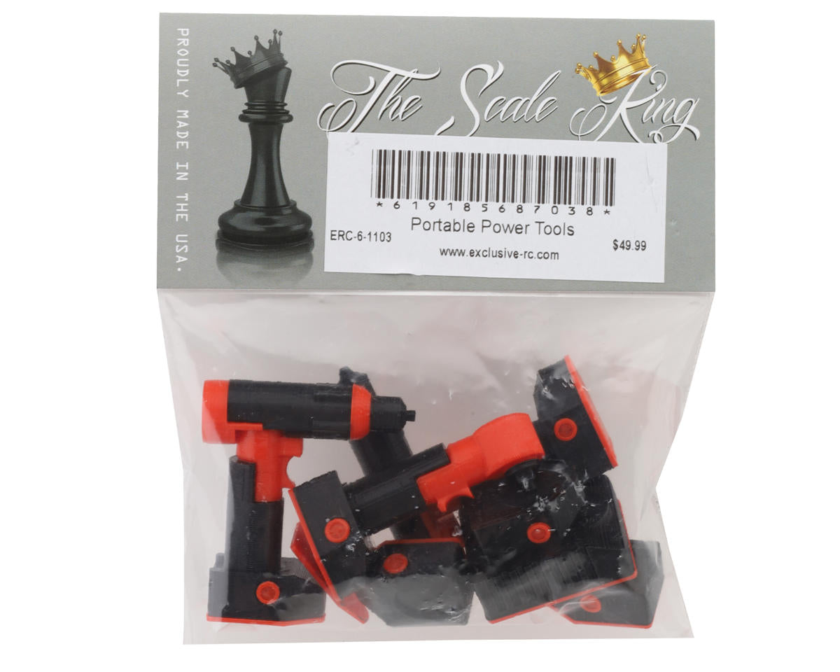 Exclusive RC 1/6 Scale Portable Power Tools Set (SCX6)