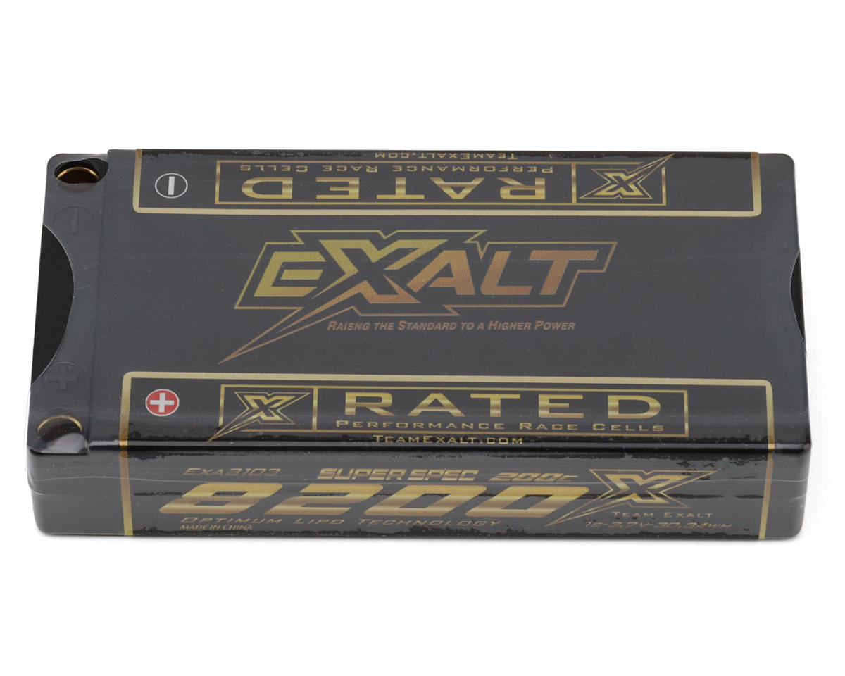 Team Exalt "X-Rated" 1S 200C Low "IR" Hardcase LiPo Battery