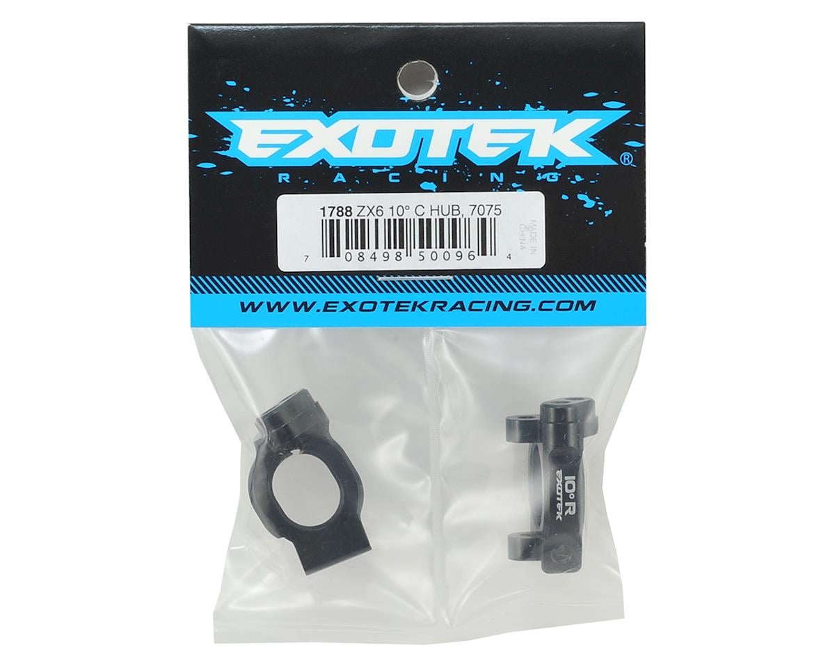 Exotek ZX-6 Aluminum 10° C Hub Set