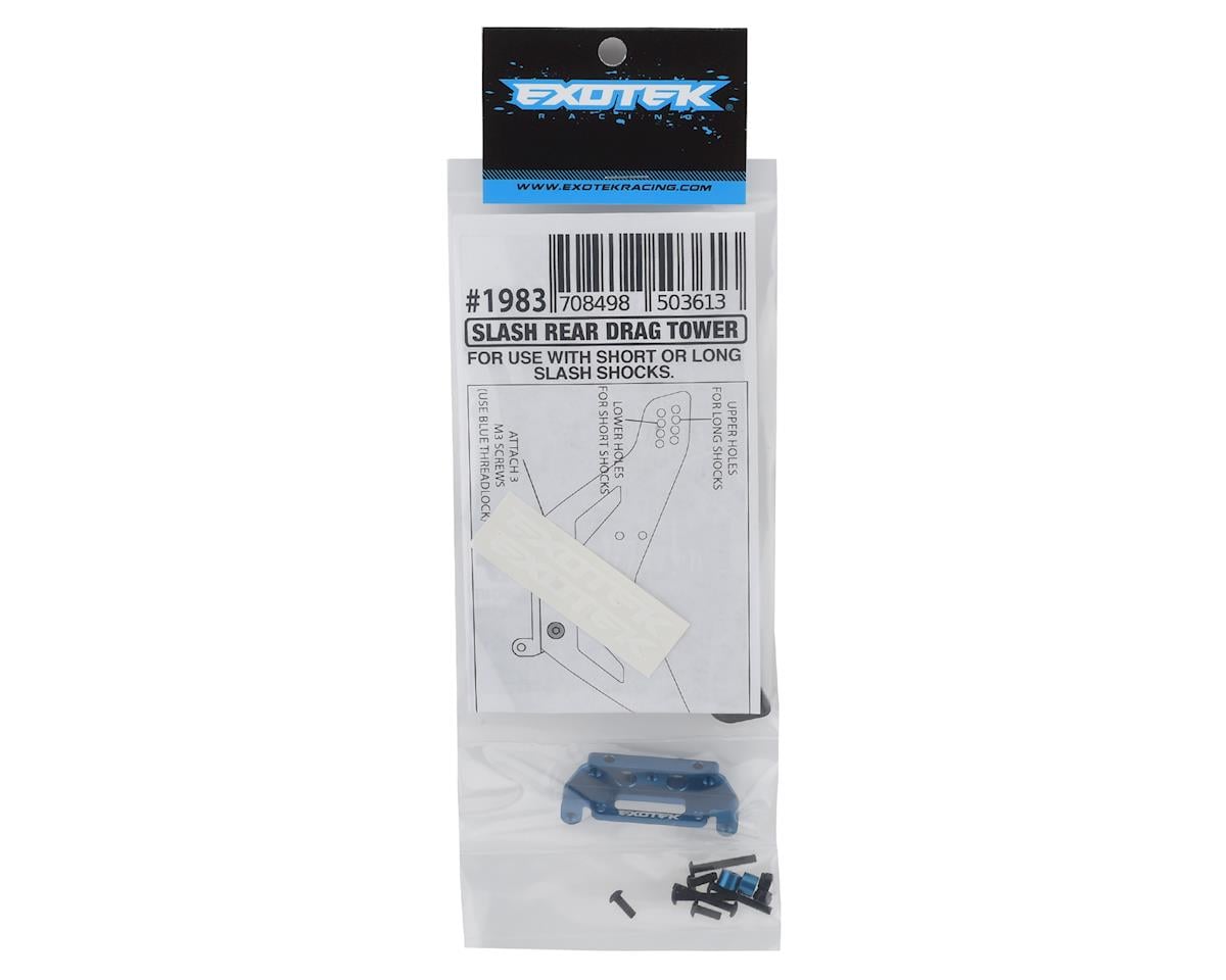 Exotek Traxxas Slash Carbon Rear Drag Tower (Lower Ride Height)