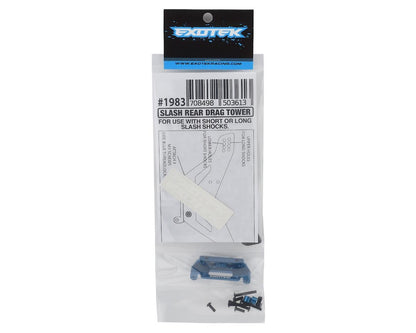 Exotek Traxxas Slash Carbon Rear Drag Tower (Lower Ride Height)