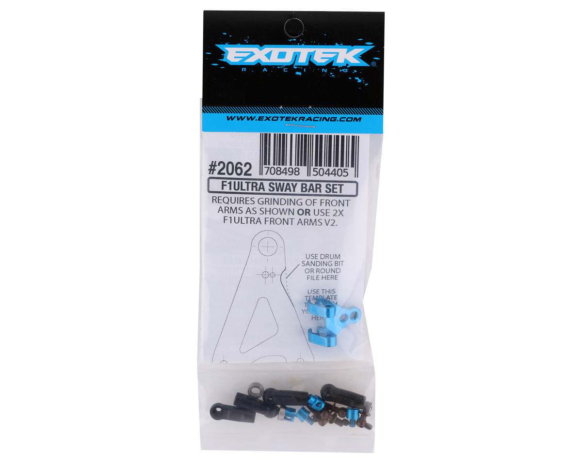 Exotek F1 Ultra Front Sway Bar Set
