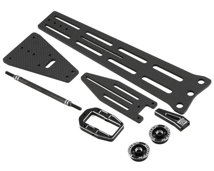 Exotek DR10M Pro Single Wheel Carbon Wheelie Bar Set