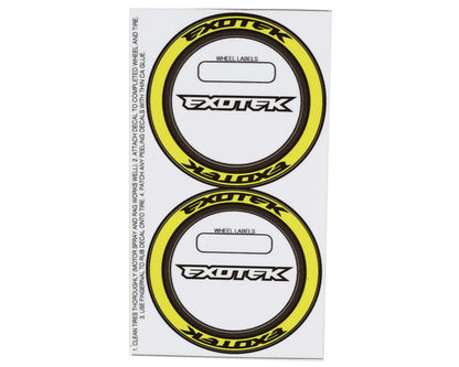 Exotek F1 Rear Rubber Tires (2) (Medium)