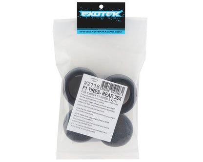 Exotek F1 Rear Rubber Tires (2) (Medium)