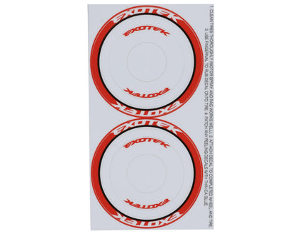 Exotek F1 Rear Rubber Tires (2) (Super Soft)