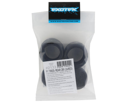Exotek F1 Rear Rubber Tires (2) (Super Soft)