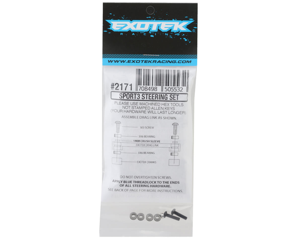 Exotek HPI Sport 3 Aluminum HD Steering Set