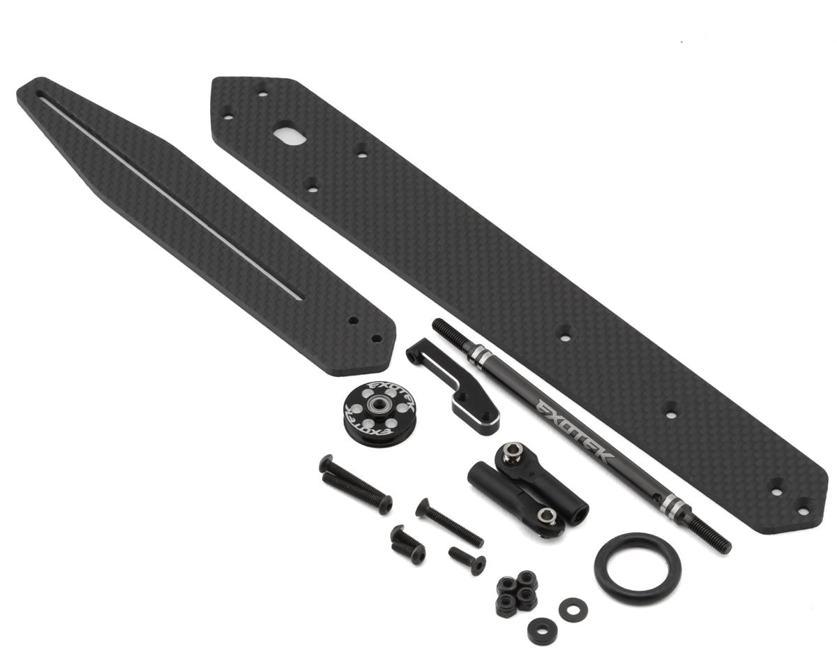Exotek TLR 22S Carbon Fiber Adjustable Wheelie Bar Set