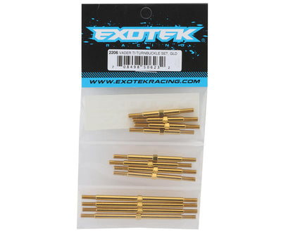 Exotek Vader Titanium Turnbuckle Set (Gold)
