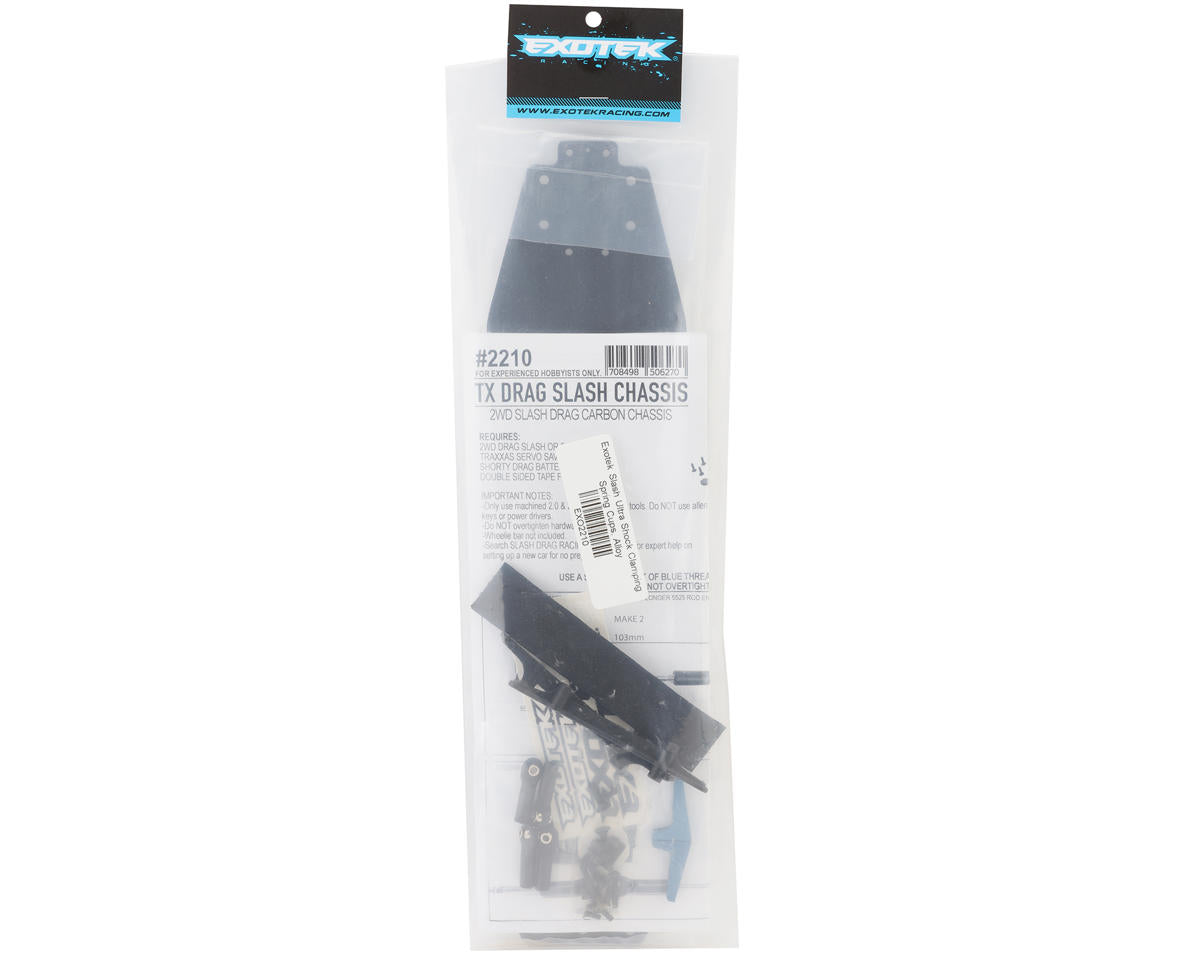 Exotek Traxxas Slash/Drag Slash No Prep Carbon Fiber Conversion Kit