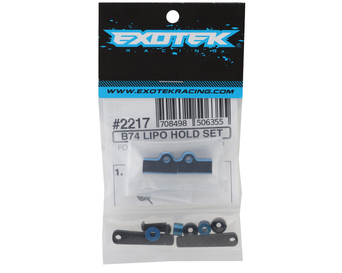 Exotek B74 Shorty Battery Mounting Tab Set