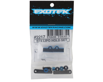 Exotek B74 Shorty Battery Mounting Tab Set