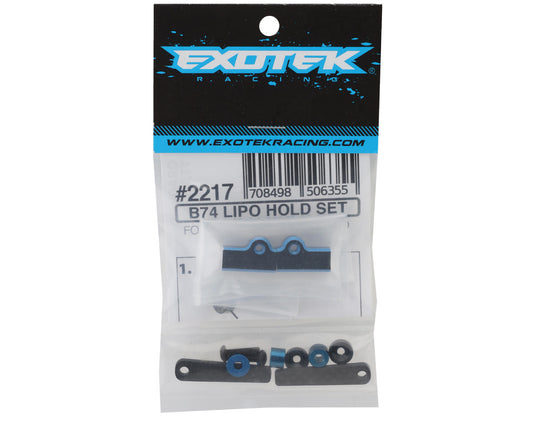 Exotek B74 Shorty Battery Mounting Tab Set
