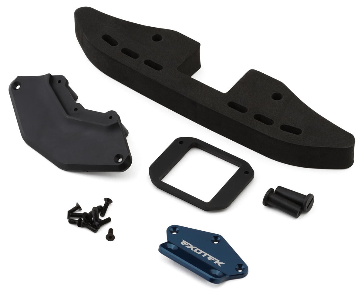Exotek Traxxas® Slash V3 Aluminum Drag Front Bumper Set