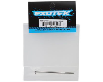 Exotek Team Associated RC10B7/RC10B7D Lightweight Titanium Slipper Screw