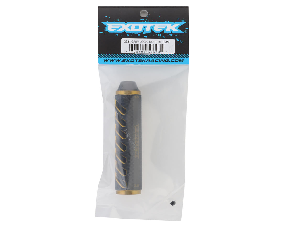 Exotek Grip-Lock Aluminum Lightweight Wrench Handle (3.0mm) (Use With 1/4" Bits)