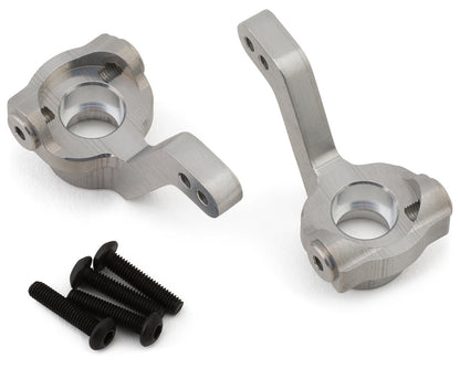 Exotek Tamiya BBX BB-01 Aluminum HD Front Steering Knuckles (Silver) (2)