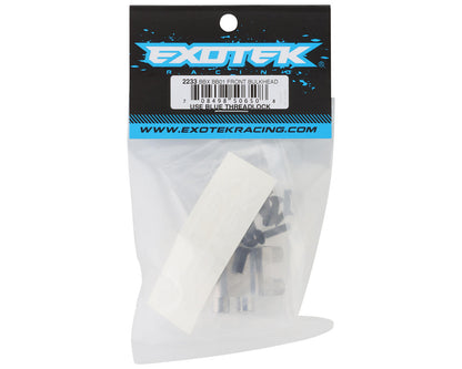 Exotek Tamiya BBX BB-01 Aluminum HD Front Upper Bulkhead (Silver)