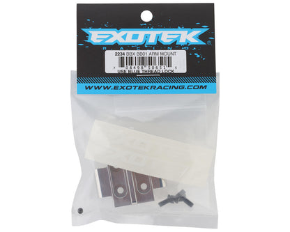Exotek Tamiya BBX BB-01 Aluminum HD Front Lower Bulkhead (Silver)