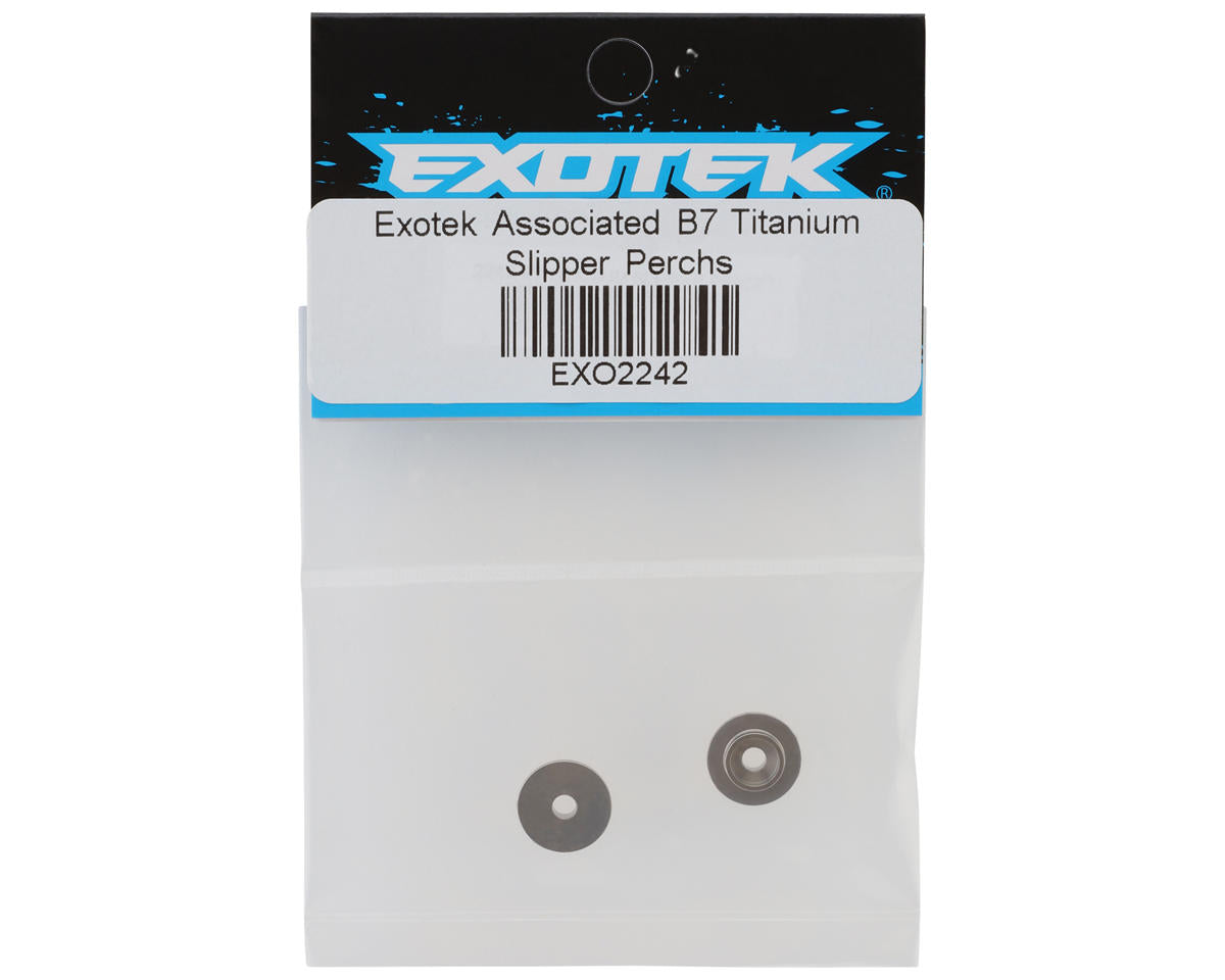 Exotek Associated B7 Titanium Slipper Perches