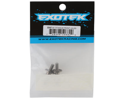 Exotek Associated B7 HD Titanium Front Axles (2)