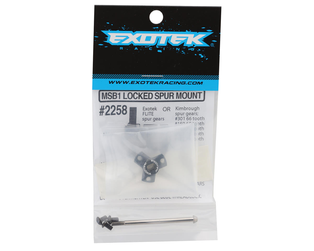 Exotek Mugen MSB1 Locked Spur Mount Set w/Titanium Bolt
